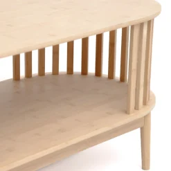 HOMLA Stolik Kawowy Lemn Drewniany 100X48X45 Cm