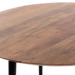 HOMLA Stolik Kawowy Ren Lite Drewno Akacji + Metal 60X60X40 Cm