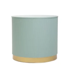 HOMLA Stolik Kawowy Tabi Matowy Pistacjowy 40X36 Cm