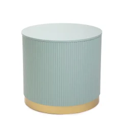 HOMLA Stolik Kawowy Tabi Matowy Pistacjowy 40X36 Cm