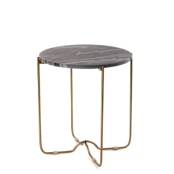 HOMLA Stolik Marble Z Naturalnego Marmuru 42X42X45 Cm