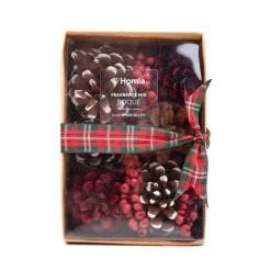 HOMLA Susz Dekoracyjny Roque Pine & Cinnamon 18X12X7 Cm