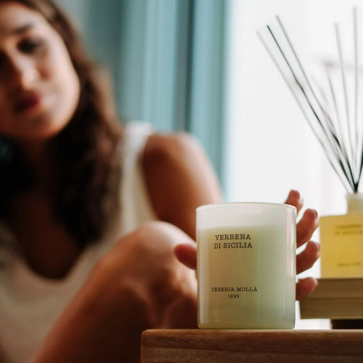 CERERIA MOLLA Swieca Botique Premium Verbena Di Sicilia 8X9 Cm