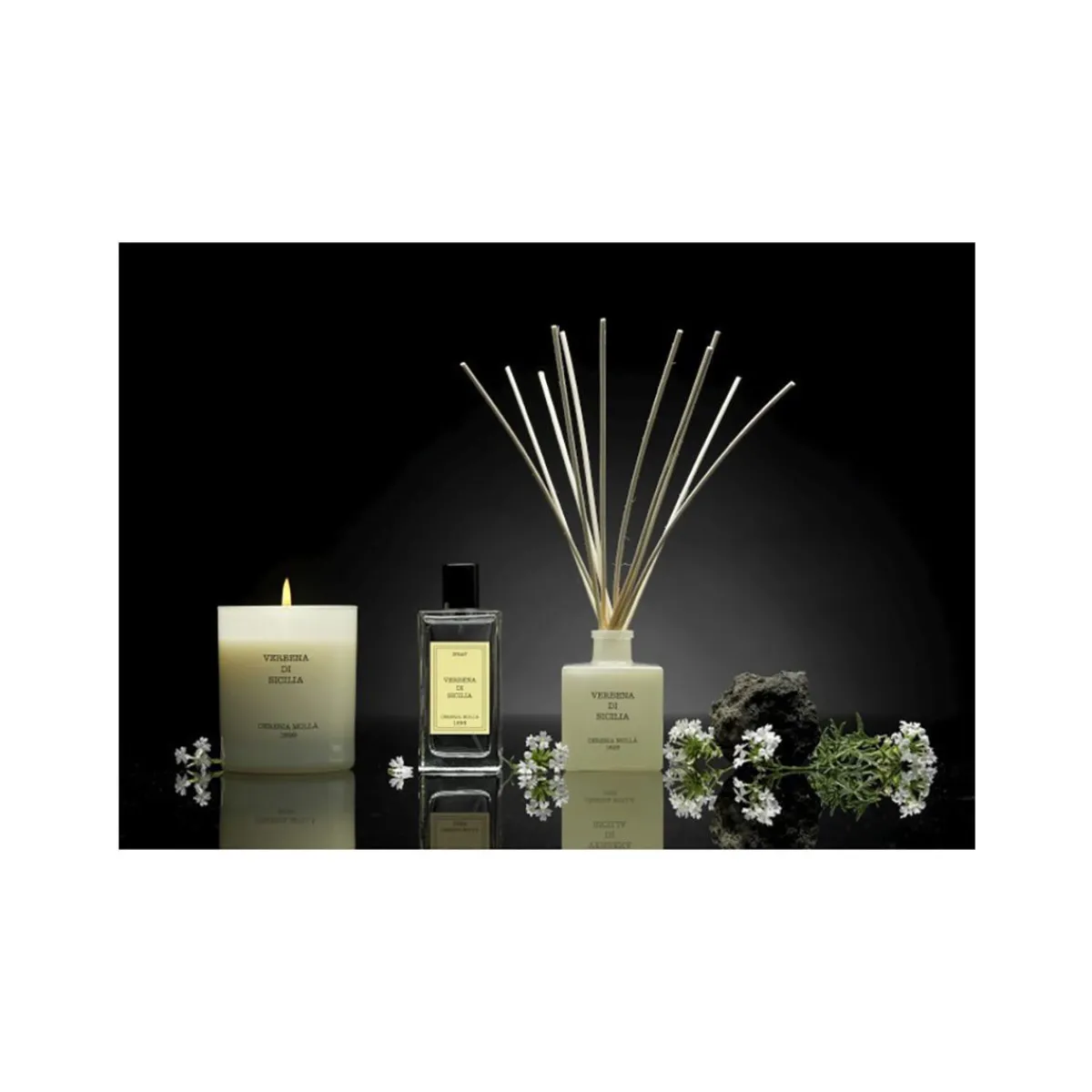 CERERIA MOLLA Swieca Botique Premium Verbena Di Sicilia 8X9 Cm