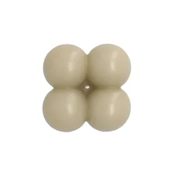 HOMLA Swieca Bubble Bezowa 6X6X6 Cm