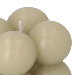 HOMLA Swieca Bubble Bezowa 6X6X6 Cm