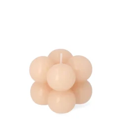 HOMLA Swieca Bubble Jasnorozowa 6X6X6 Cm