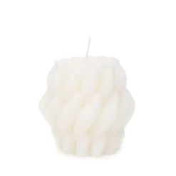 HOMLA Swieca Pontis Z Motywem Plecionki 10X10 Cm