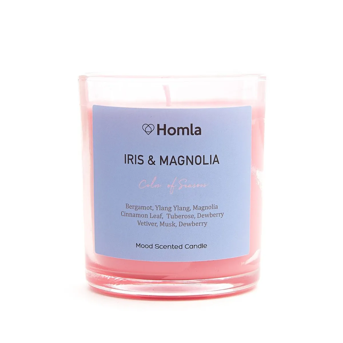 HOMLA Swieca Zapachowa Colors Of Seasons Iris&Magnolia 150 G