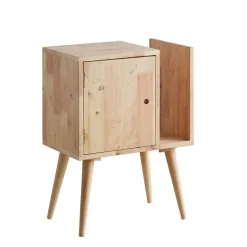 HOMLA Szafka Nocna Sinar Naturalny 50X30X66,5 Cm