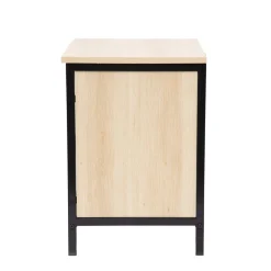 HOMLA Szafka Nocna Swen Naturalna Z Metalowymi Nogami 45X35X50 Cm