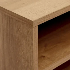 HOMLA Szafka Rtv Haga Z Rattanem I Z Metalowymi Nogami 140X40X44 Cm