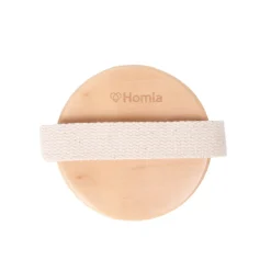 HOMLA Szczotka Serenity Z Naturalnym Wlosiem Do Masazu Na Sucho I Mokro 10X10X4 Cm