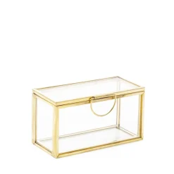 HOMLA Szkatulka Na Bizuterie Grazia Mini Zlota 9X4X5Cm