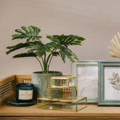 HOMLA Szkatulka Na Bizuterie Grazia Zlota 13X11X5 Cm