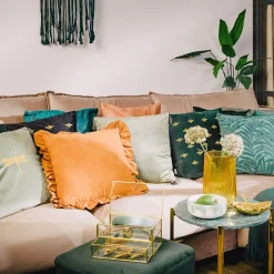 HOMLA Szkatulka Na Bizuterie Grazia Z Szufladka Zlota 21X10X10,5 Cm