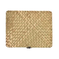 HOMLA Szkatulka Na Bizuterie Talulah Pleciona Naturalna 25X20X9 Cm