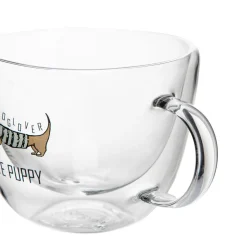 HOMLA Szklanka Cembra Doodle Z Podwojna Scianka 0.35