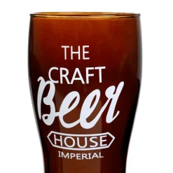 HOMLA Szklanka Claubee Do Piwa, Bursztynowa 0,5 L