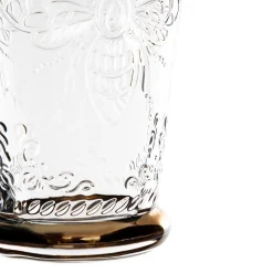 HOMLA Szklanka Nellie Wysoka Ze Zlota Nozka 0,35 L