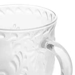 HOMLA Szklanka Roser Wzorzysta Z Uchem, 2 Szt. 0,45 L