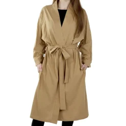 HOMLA Szlafrok Pelly Bawelniany Musztardowy One Size