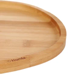 HOMLA Taca Bambou Bambusowa Nieregularna 25X22 Cm