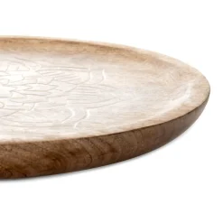 HOMLA Taca Dekoracyjna Floar Z Drewna Mango 20 Cm