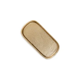 HOMLA Taca Dekoracyjna Girona Podluzna Zlota 13X6X1