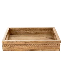 HOMLA Taca Dekoracyjna Hamsa Z Drewna Mango 30X20X6 Cm