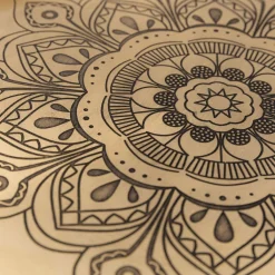 HOMLA Taca Dekoracyjna Hamsa Ze Zdobieniem Zlota 31X31X3