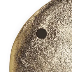 HOMLA Taca Girona Metalowa Zlota 26X5 Cm