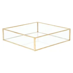 HOMLA Taca Grazia Ozdobna Zlota 18X18X4 Cm