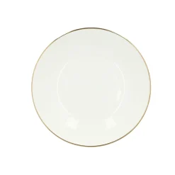 HOMLA Talerz Auro Gleboki Ze Zlota Obwodka 21 Cm
