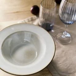 HOMLA Talerz Dunes Do Pasty Smietankowy 27 Cm