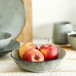 HOMLA Talerz Labarro Gleboki Szary 18Cm