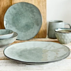 HOMLA Talerz Labarro Obiadowy Szary 27Cm