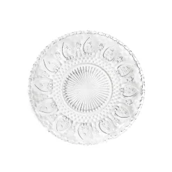 HOMLA Talerz Moselle Wzorzysty Transparentny 17 Cm