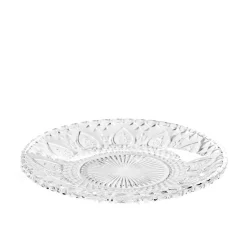 HOMLA Talerz Moselle Wzorzysty Transparentny 17 Cm