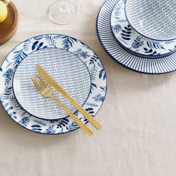 HOMLA Talerz Navia Deserowy W Listki 19 Cm