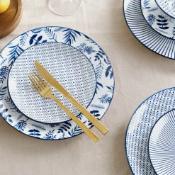 HOMLA Talerz Navia Obiadowy W Listki 27 Cm