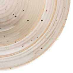 HOMLA Talerz Palmera Gleboki Bezowy 19 Cm