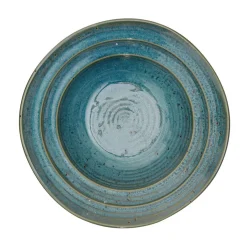 HOMLA Talerz Palmera Gleboki Turkusowy 19 Cm