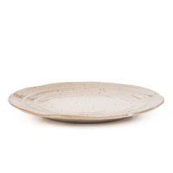 HOMLA Talerz Palmera Obiadowy Bezowy 26 Cm