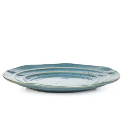 HOMLA Talerz Palmera Obiadowy Turkusowy 26 Cm