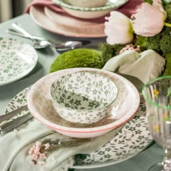 HOMLA Talerz Rubia Gleboki Rozowy 19 Cm