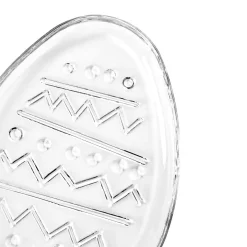 HOMLA Talerz Tigre Szklany Jajko 15X20 Cm