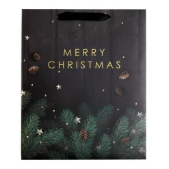 HOMLA Torebka Prezentowa Cymka Szyszki 19X23X10 Cm