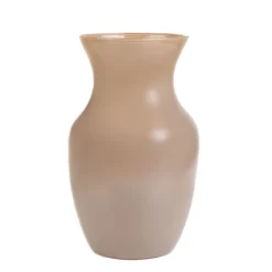 HOMLA Wazon Ambros Szklany Bezowy 13X12X20 Cm