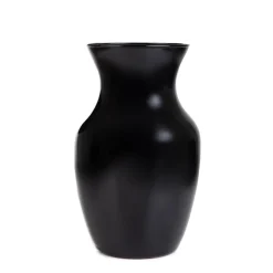 HOMLA Wazon Ambros Szklany Czarny 13X12X20 Cm